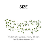 36Pcs Artificial Vine Flowers Ivy Hanging Garland Wedding Party Home Decor