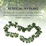 36Pcs Artificial Vine Flowers Ivy Hanging Garland Wedding Party Home Decor