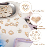 36Pcs Rhinestone Charms for Necklace Earring DIY Crafts