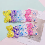36Pcs Sequin Bowknot Applique DIY Clothes Hat Sewing Hair Clip Patches