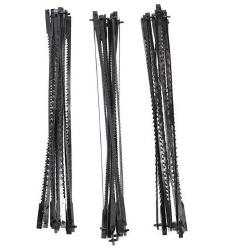 36Pcs Carbon Steel Fretsaw Blades with Pin 15/18/24 Teeth