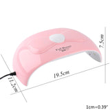 36W UV Nail Polish Dryer Lamp Gel Curing Light with 3 Timers
