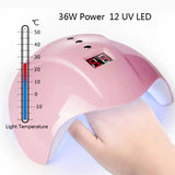 36W LED UV Resin Curing Lamp for Nail Art, USB Charge, Jewelry Making Tool