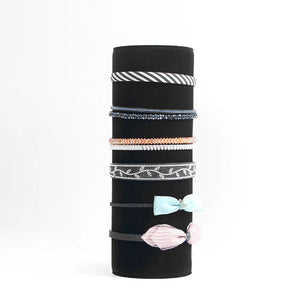 50cm Gray Flannel Headband Hair Hoop Frame Card Holder Jewelry Display Rack