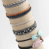 50cm Gray Flannel Headband Hair Hoop Frame Card Holder Jewelry Display Rack