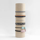 50cm Gray Flannel Headband Hair Hoop Frame Card Holder Jewelry Display Rack