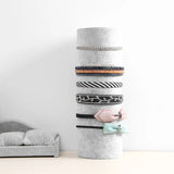 50cm Gray Flannel Headband Hair Hoop Frame Card Holder Jewelry Display Rack