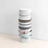 50cm Gray Flannel Headband Hair Hoop Frame Card Holder Jewelry Display Rack