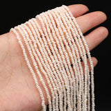 Natural Freshwater Pearl Flat Shape Beads Jewelry Making DIY