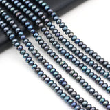 8-9mm Natural Freshwater Flat Pearl Beads for Jewelry Making