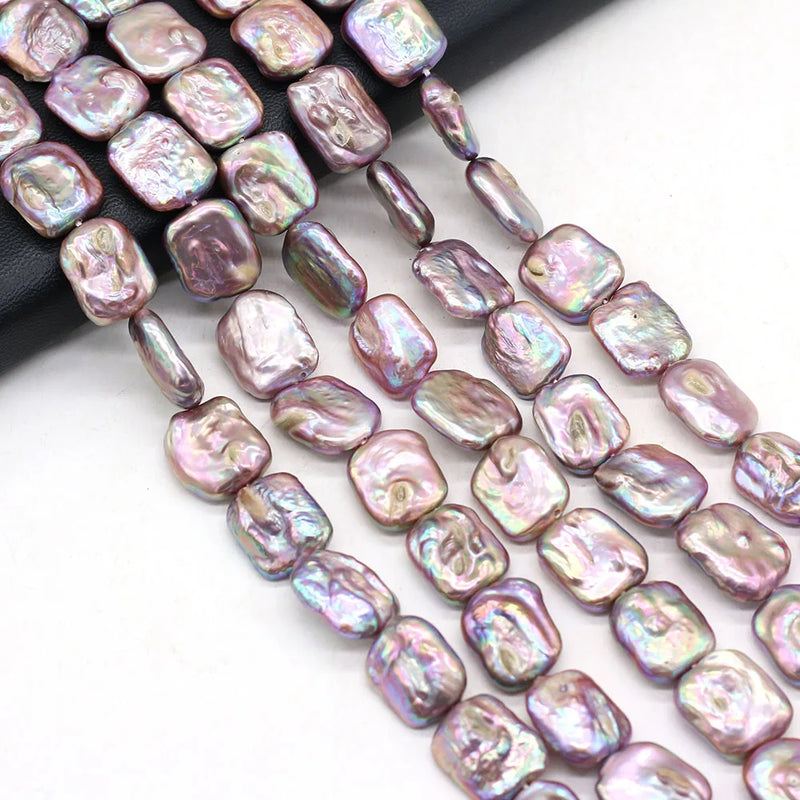 Baroque Pearl Beads Freshwater Rectangle 15x18mm