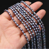 3-4mm Rice Shape Pearl Beads Freshwater Pearls for Jewelry Making