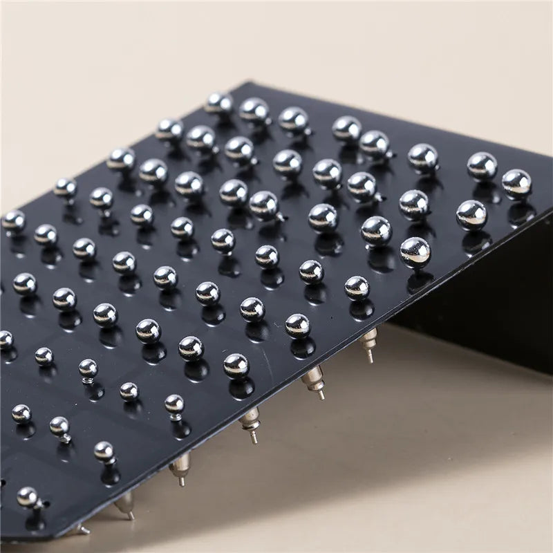 36pair/set Silver Round Ball Stud Earrings For Women Alloy Earrings Set Jewelry