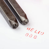 36pc Metal Stamps Number 0-8 Letter A-Z Stamp Tools for Metal Wood Leather DIY