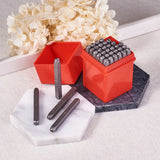 36pc Metal Stamps Number 0-8 Letter A-Z Stamp Tools for Metal Wood Leather DIY