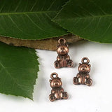 36pcs Cute Little Bear Charms for Jewelry Making