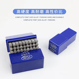36pcs Alphabet Number Stamping Punch Steel Die Letter&Digital Stamp Kit