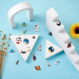 36pcs/Box Space Planet Astronaut Enamel Pendants DIY Earring Brooch Decor