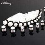 36pcs Ear Tunnels Pierces Gauges Mix Size 1.6mm-10mm Acrylic Ear Expanders