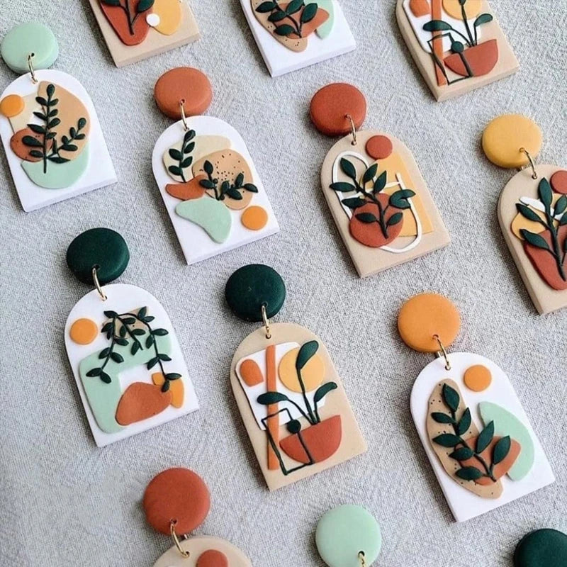 36pcs Polymer Clay Earring Cutters Set - DIY Earrings Making Kit