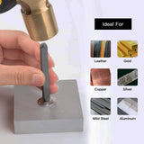 36pcs Steel Die Metal Stamping Kit Punch Tool Number Letter Alphabet Stamps DIY