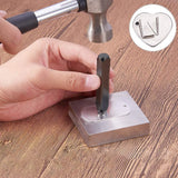 36pcs Steel Die Metal Stamping Kit Punch Tool Number Letter Alphabet Stamps DIY