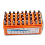 36pcs Steel Die Metal Stamping Kit Punch Tool Number Letter Alphabet Stamps DIY