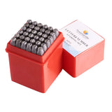 36pcs Iron Letter Alphabet A-Z Number 0-8 Seal Stamp Set for DIY Making