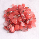 36pcs Natural Crystal Quartz Stone Pendant for Jewelry Making Healing Chakra