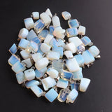 36pcs Natural Crystal Quartz Stone Pendant for Jewelry Making Healing Chakra