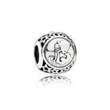 925 Sterling Silver Charm Bracelet DIY Stone for Women Chinese Charms