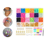 3712Pcs Colorful Polymer Clay Bead for Crafts Supplies