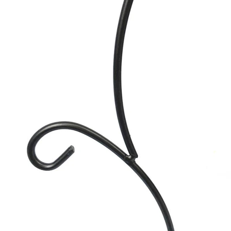 Double hook Metal Candle Holder Plant Glass Stand