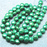 37PCS Hot Shell Beads Mother Of PEARL Strings Coin Shape 10mm