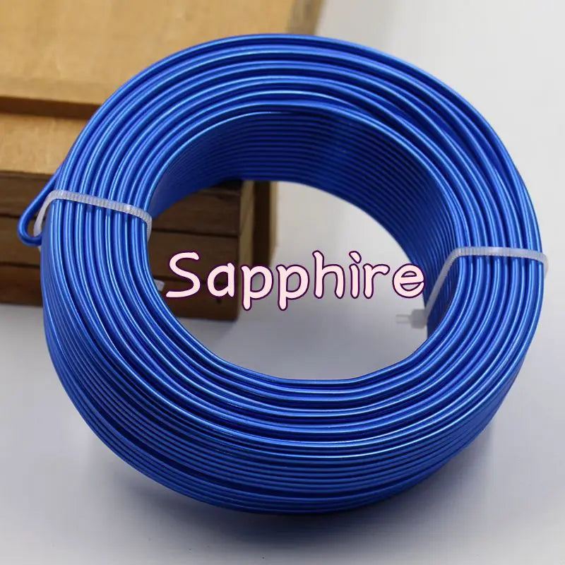 500g/roll 2.5mm Oxidation Aluminum Wire for DIY Metal Crafts