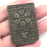 Vintage Buddhism pendant for woman bronze metal pendant for jewelry making