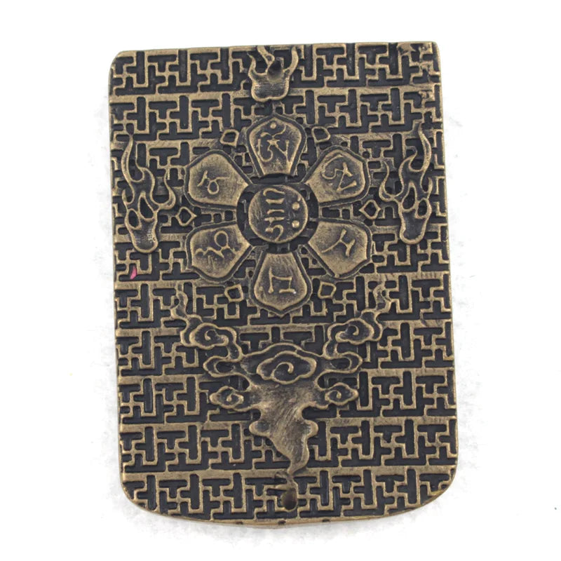 Vintage Buddhism pendant for woman bronze metal pendant for jewelry making