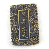 Vintage Bronze Phoenix Carved Pendant for Men Jewelry Making