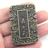 Vintage Bronze Phoenix Carved Pendant for Men Jewelry Making