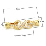 Zircon Rhinestones Copper Clasp Findings Set
