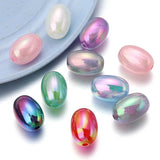 38-66pcs Ellipse Acrylic Beads 6/8/10mm Jewelry Accessories for Necklace