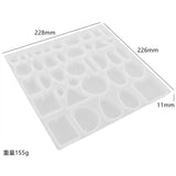 Silicone Casting Resin Molds for DIY Epoxy Pendant Necklace Keychain