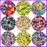 38 Styles Polymer Clay Beads Loose Spacer Beads for Jewelry Making DIY