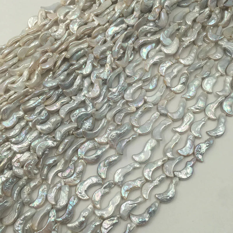 Moon Baroque Pearl Beads 16-23mm Freshwater Loose Pearl