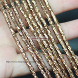 Natural Hematite Hexagonal Plate Spacer Beads for DIY Jewelry Making