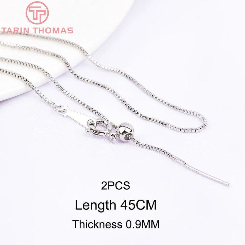 24K Brass Necklace Chain for DIY Jewelry Making
