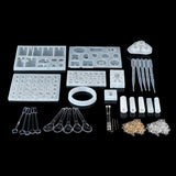 381PCS DIY Bracelet Pendant Epoxy Silicone Mold Set