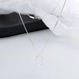 S925 Sterling Silver Double Snake Chain Necklace For Women Wedding