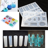 Silicone Casting Resin Molds Set for Resin Jewelry DIY