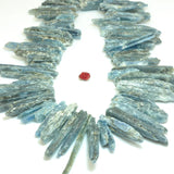 Apatite Rough Stone Long Necklace Beads for DIY Jewelry Making